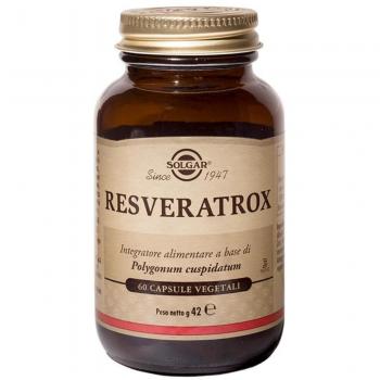 Solgar Resveratrol 100mg 60 Cápsulas Vegetales Antioxidante Natural