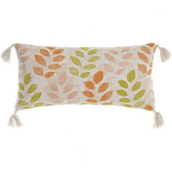 Cojín DKD Home Decor 60 x 10 x 30 cm Beige Multicolor Flores