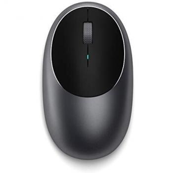 Satechi Aluminum M1 Bluetooth Wireless Mouse with Rechargeable Type-C Port - Compatible with Mac Mini, iMac Pro/iMac, MacBook Pro/Air, 2020/2018 iPad Pro, 2012 & Newer Mac Devices