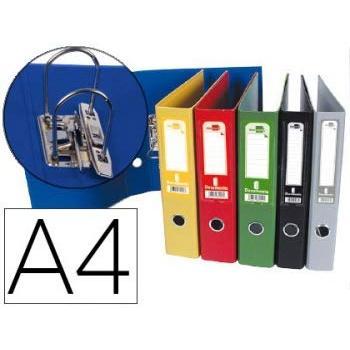 Archivador de palanca liderpapel folio documenta forrado pvc con rado lomo 75 mm colores surtidos classic