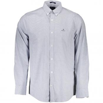 Gant Regular Fit Blue Cotton Shirt - Size S