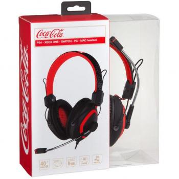 Indeca - Auriculares Multiplataforma Coca-Cola