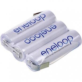 Paquete de Baterías Recargables NiMH Panasonic Eneloop 3x AA 1900 mAh 3.6 V