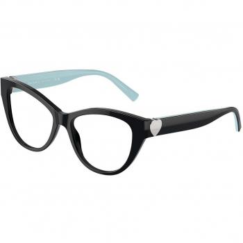 Tiffany & Co. TF2251F Asian Fit 8406 Women’s Eyeglasses Black Size 51 - Frame Only - Blue Light Block Available