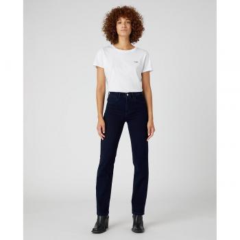 Vaqueros Wrangler Straight Azul de Mujer