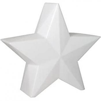 Lámpara Decorativa Navideña Estrella Nova 60 cm con Carga Solar y Batería Recargable, Resistente para Interior y Exterior, Luz RGB y Mando a Distancia