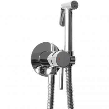 Grifo de bidé Lungo Loop cromo con acabado brillante, diseño moderno y funcional, fácil instalación y ajuste de temperatura