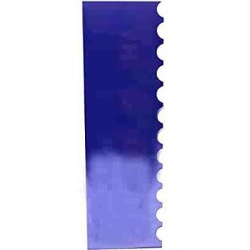 PME Scallop Edge Rascador Lateral para decoración de Pasteles – 10 Pulgadas, Transparente