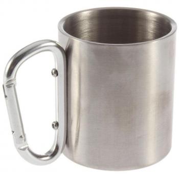 WalshK 220ml Acero inoxidable al aire libre Acampando Camping Carabiner Gancho Doble pared