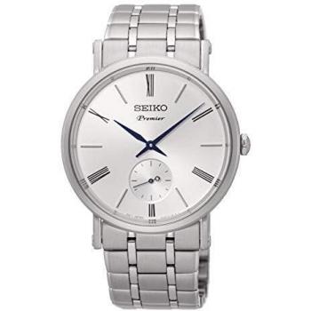 Seiko Reloj Analógico para Hombre de Cuarzo con Correa en Acero Inoxidable SRK033P1