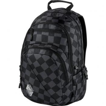Mochila Nitro Stash 29L con Compartimento para Laptop de 49 cm - Rucksack Multifuncional para Escuela, Trabajo y Viajes en Color Gris