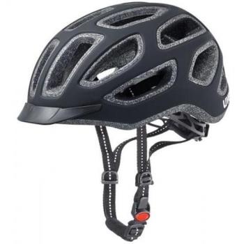 Uvex City E - Casco de ciclismo unisex, color negro mate