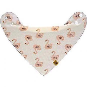 Lässig Babero para bebé, bandana de algodón, botón de presión, reversible, bandana Little Water