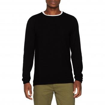 SELECTED HOMME Slhbakes Crew Neck B Noos, suéter para Hombre, Negro