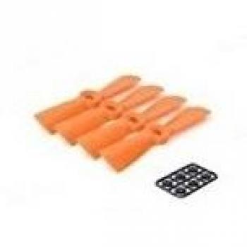 PACK 4 HELICES DIATONE DRONE TYRANT 4025R NARANJA CON ADAPTADORES