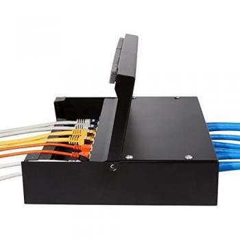 Caja de Consolidación LogiLink para 8 o 12 Puertos Keystone, Color Negro