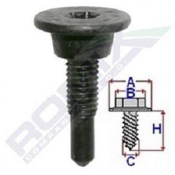 Soporte Parachoques ROMIX ROM 45807 - 2 Piezas con Tornillo incluido