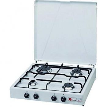 Cocina a Gas 4 Fuegos Parker 542 Color Blanco