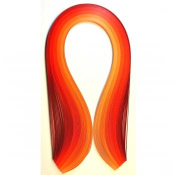 Quilling - Tiras de filigrana, 5 x 420 mm, color rojo