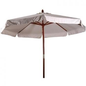 Parasol Madera 300 Cm Tubo 4,8 Crudo