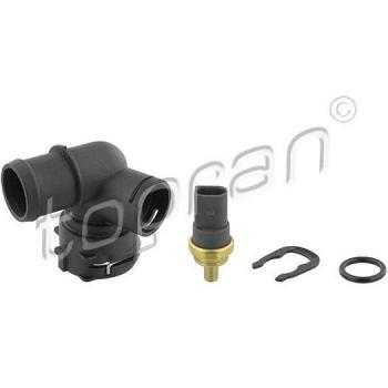 Soporte de termostato TOPRAN 116 596 para VOLKSWAGEN Golf 7, SKODA Superb III Hatchback, Octavia 3 Schrägheck, Combi y AUDI A3 Sportback