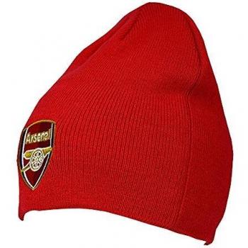 Arsenal FC Official Adults Knitted Football Crest Winter Beanie Hat