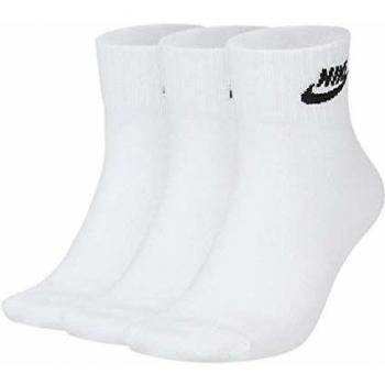 Nike Everyday Essential - Calcetines Cortos Unisex para Adulto, Color Blanco, Talla S