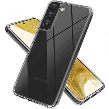 Funda Híbrida Transparente con Bumper para Samsung Galaxy S22+