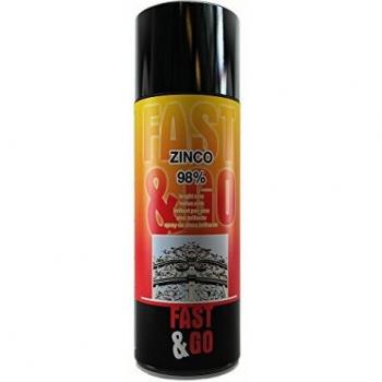 Spray de Zinc Galvanizante 98% - 400 ml - Paquete de 12 unidades