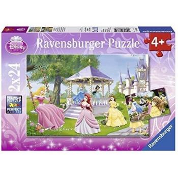 Ravensburger Disney Princess Puzzle - Magical Princesses, 2x24 Pieces