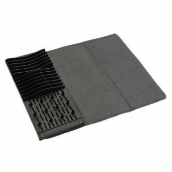 Escurridor para fregadero Versa W Negro Blanco Polipropileno 16 x 4 x 40 cm
