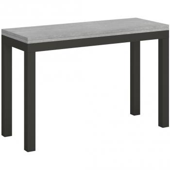 Mesa abatible Everyday Double 120x45/90 cm cemento antracita