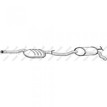 Silenciador trasero BOSAL 288291