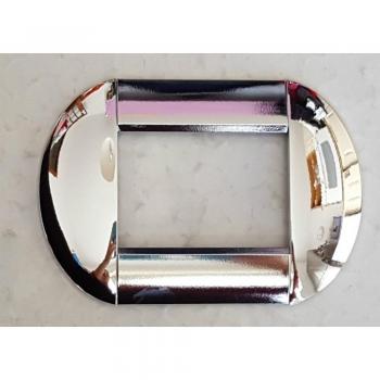 Placa Compatible Living International Bticino - Cromo - 7 Foros