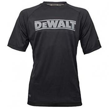 DeWALT EASTON XL Easton Black PWS Performance T-Shirt, Size XL