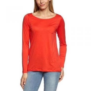 Princesse Tam Tam - Camiseta de manga larga para mujer, talla 36, color rojo