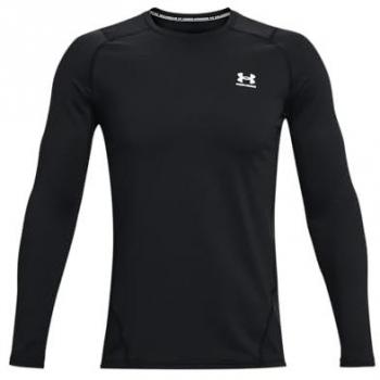 Camiseta de manga larga Under Armour ColdGear Fitted Logo para hombre en color negro, talla L