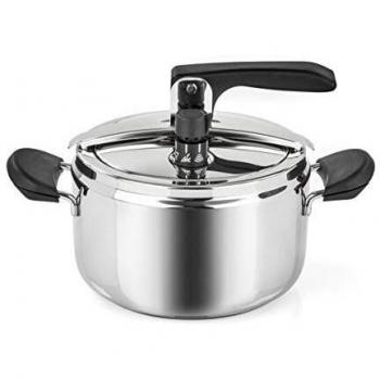 Olla a presión Barazzoni Rapida 5 litros - Acero inoxidable 1810 - Apta para todo tipo de cocinas