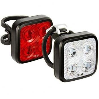 Knog Blinder Mob Four Eyes - Set Luces a Pilas - Twinpack Negro 2016