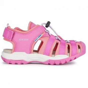 Sandalia Geox Borealis Niña Rosa Fucsia Coral Talla 24