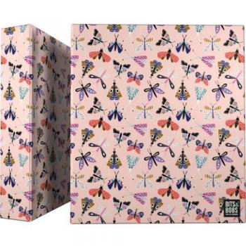 CARPETA 4D40MM FORRADA A4 B&B24 BUTTERFLY