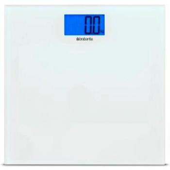 Brabantia 483127 - Báscula de baño digital, vidrio, color blanco