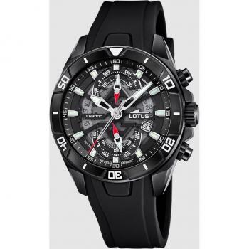 Lotus Vortex Men's Chronograph Watch 18945/6 - Black Rubber Band