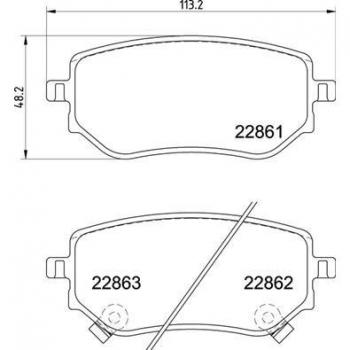 Pastillas de freno BREMBO P 50 153