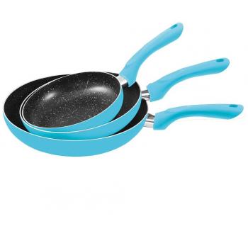 LIVOO Feel good moments - Set 3 sartenes MEN124 Azul