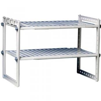 Rayen Maurer 4040296 Soporte Rotular Sin Toma Abs, Metal, Blanco, One Size