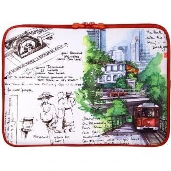 Be.ez La robe Peak Tram - Funda para Macbook Pro de 17 pulgadas, diseño de tranvía