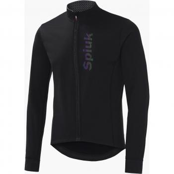 Chaqueta Ciclismo Spiuk Anatomic Membrana Cortavientos Hombre Negro XL