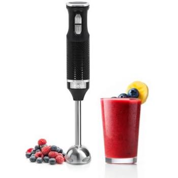 Batidora de Mano Desmontable Briebe 600W, Cuchillas de Acero Inoxidable, Diseño Ergonómico, Color Negro