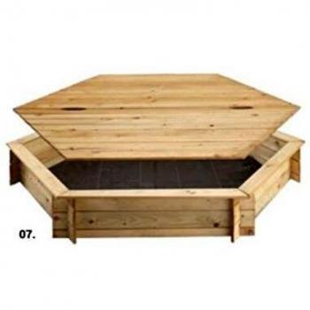 Burger Arenero Infantil Hexagonal con Tapa